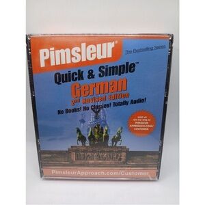 Pimsleur Quick & Simple German 2nd Revised Edition - Blue & Orange